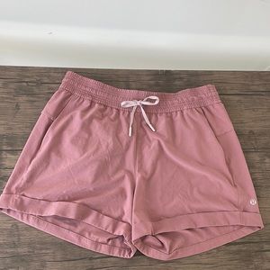 LULULEMON PINK SHORTS SIZE 12